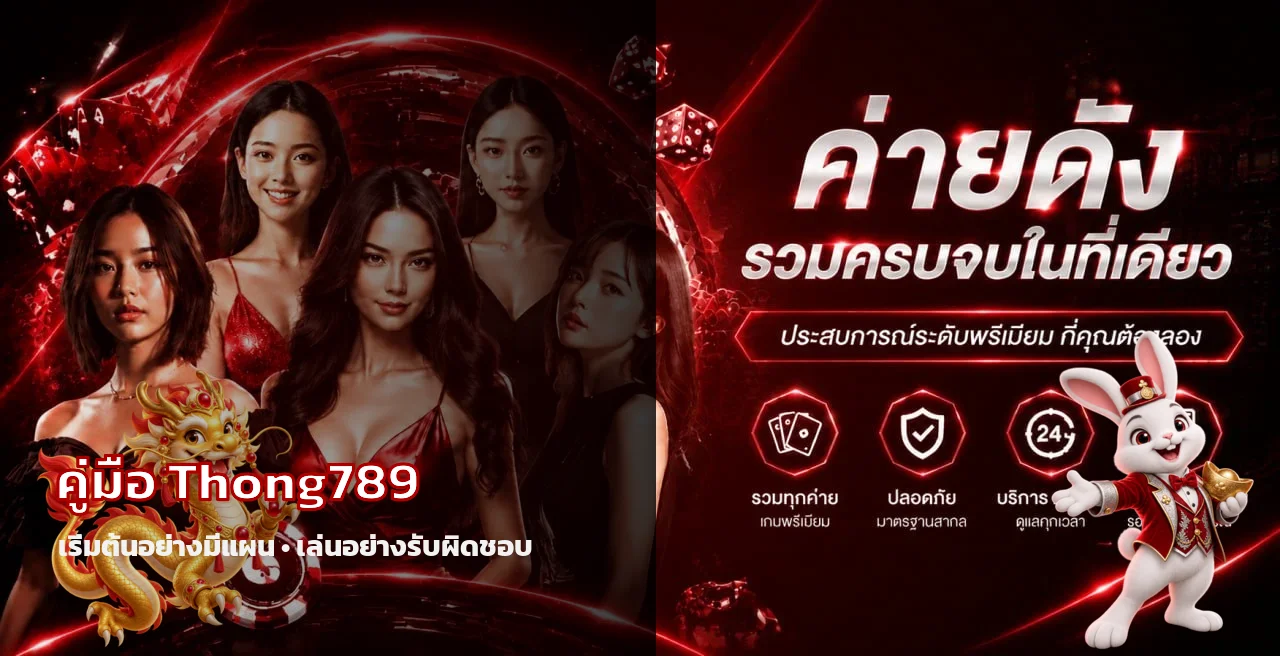 Thong789 คู่มือมือใหม่ | ทางเข้า สมัคร และใช้งาน